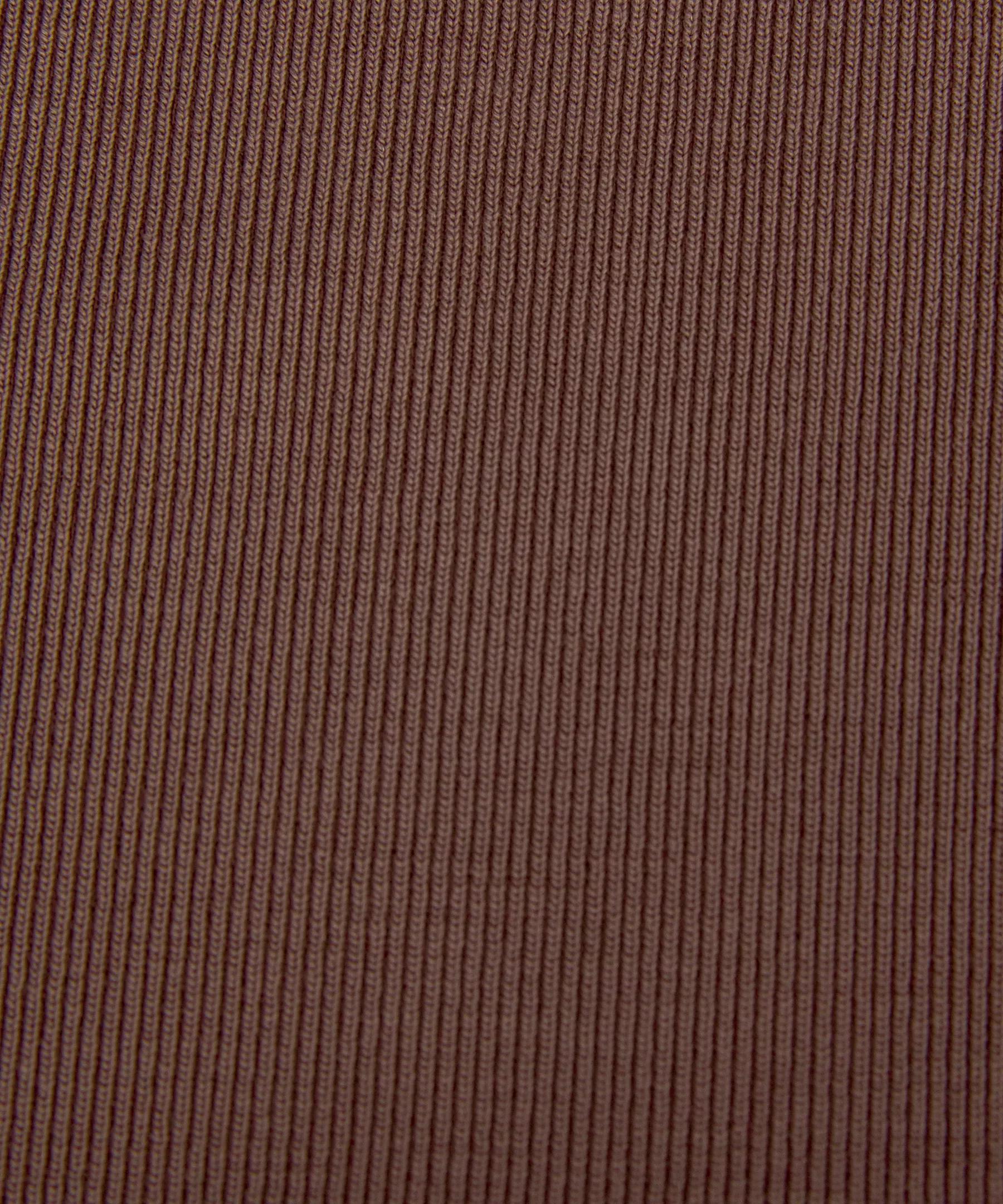 Twist-Back Ribbed Short-Sleeve Shirt Product Image