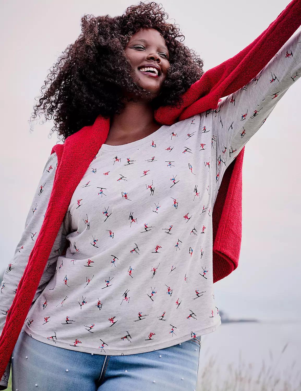 Long-Sleeve Layering Tee Product Image