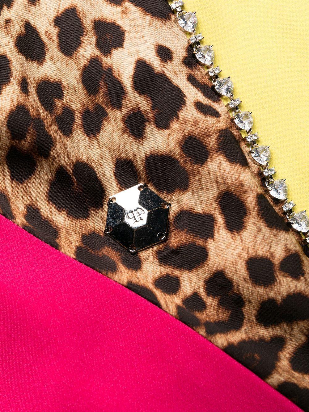 rainbow-patchwork long dress  Product Image