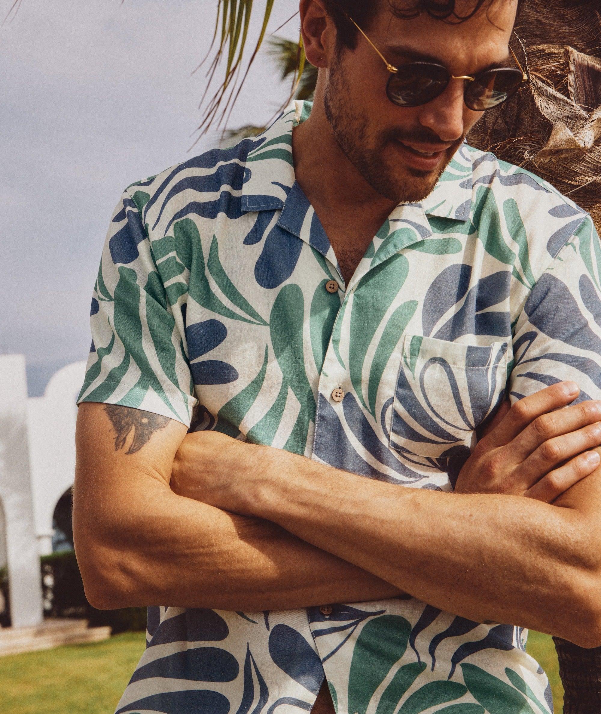 TENCEL Linen Resort Shirt Product Image