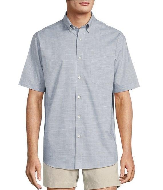 Gold Label Roundtree & Yorke Non-Iron Short Sleeve Solid Sport Shirt Product Image