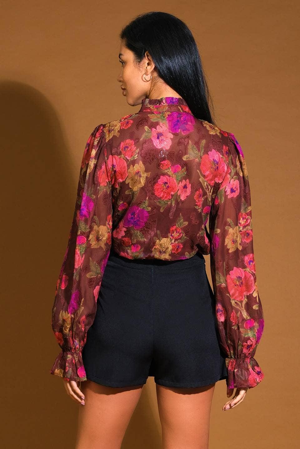 Lila Printed Top Product Image