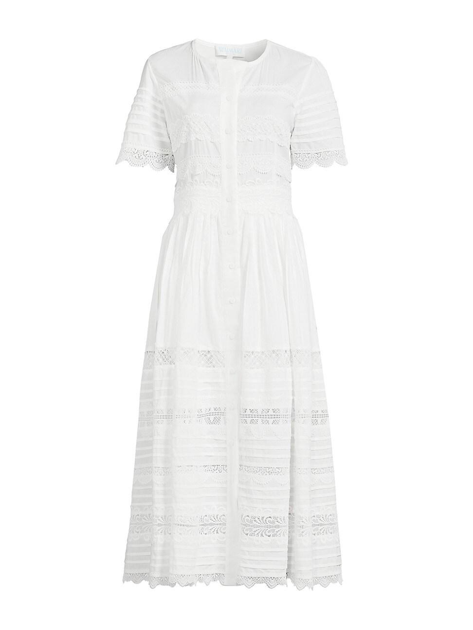 Womens Core Camila Cotton Short-Sleeve Midi-Dress Product Image