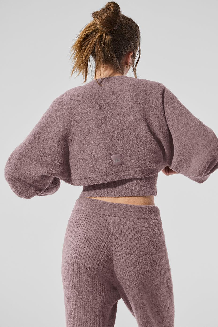 Snuggle Up Sweater Shawl - Mushroom Product Image