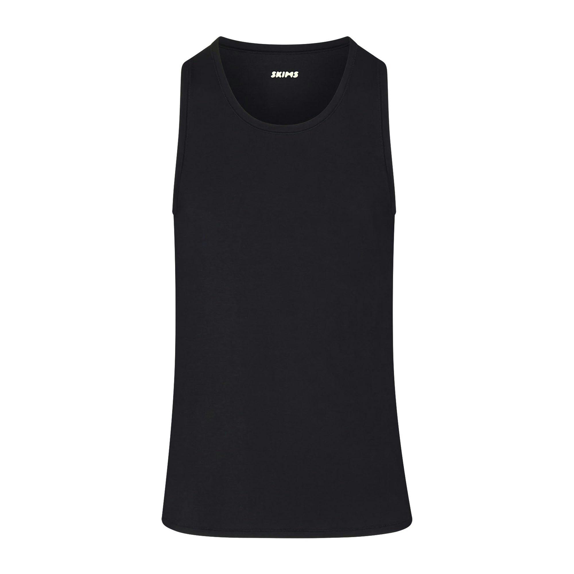 SKIMS STRETCH MENS TANK 3-PACK | OBSIDIAN Product Image