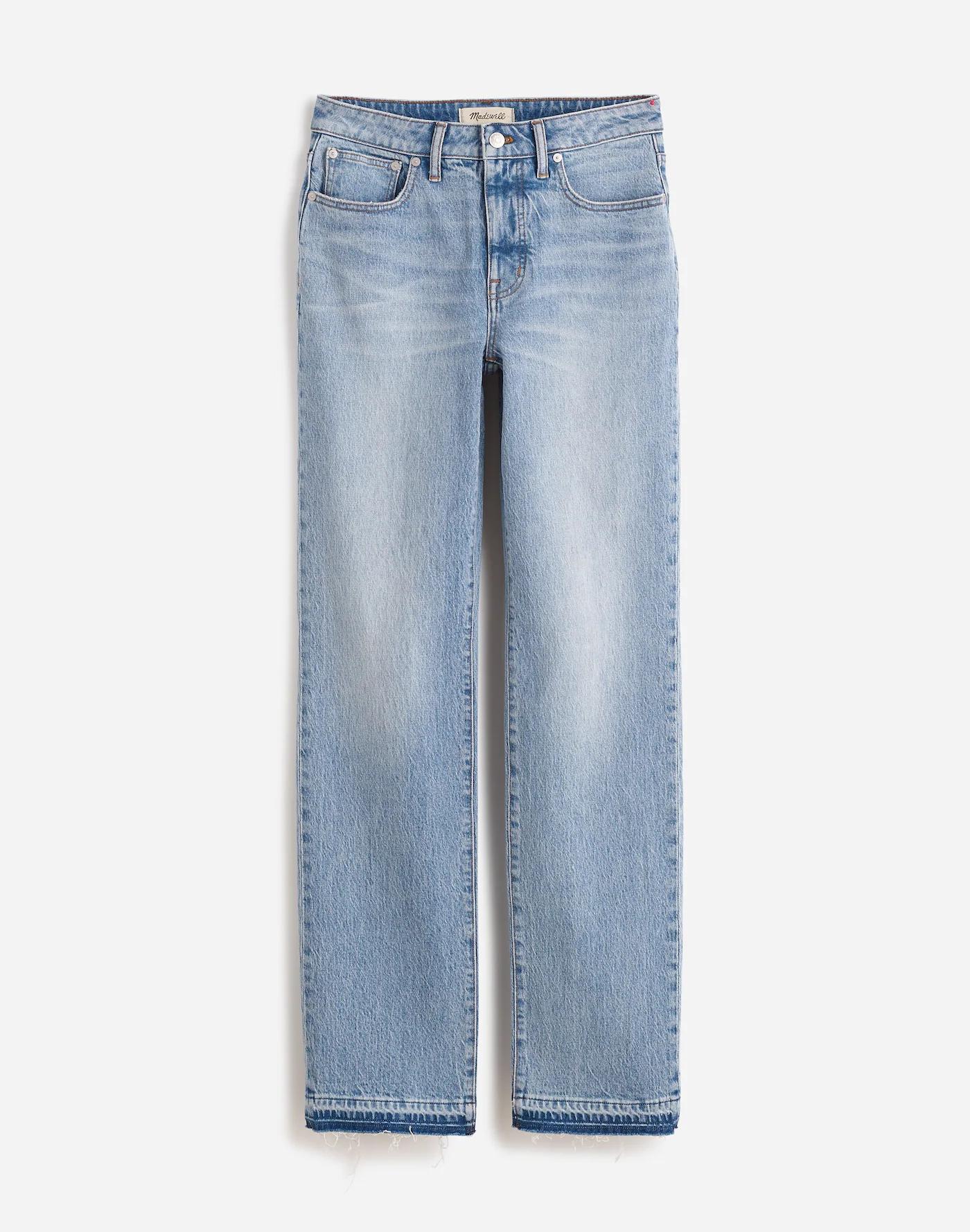 The Petite Curvy '90s Straight Mid-Rise Jean in Barbosa Wash Product Image