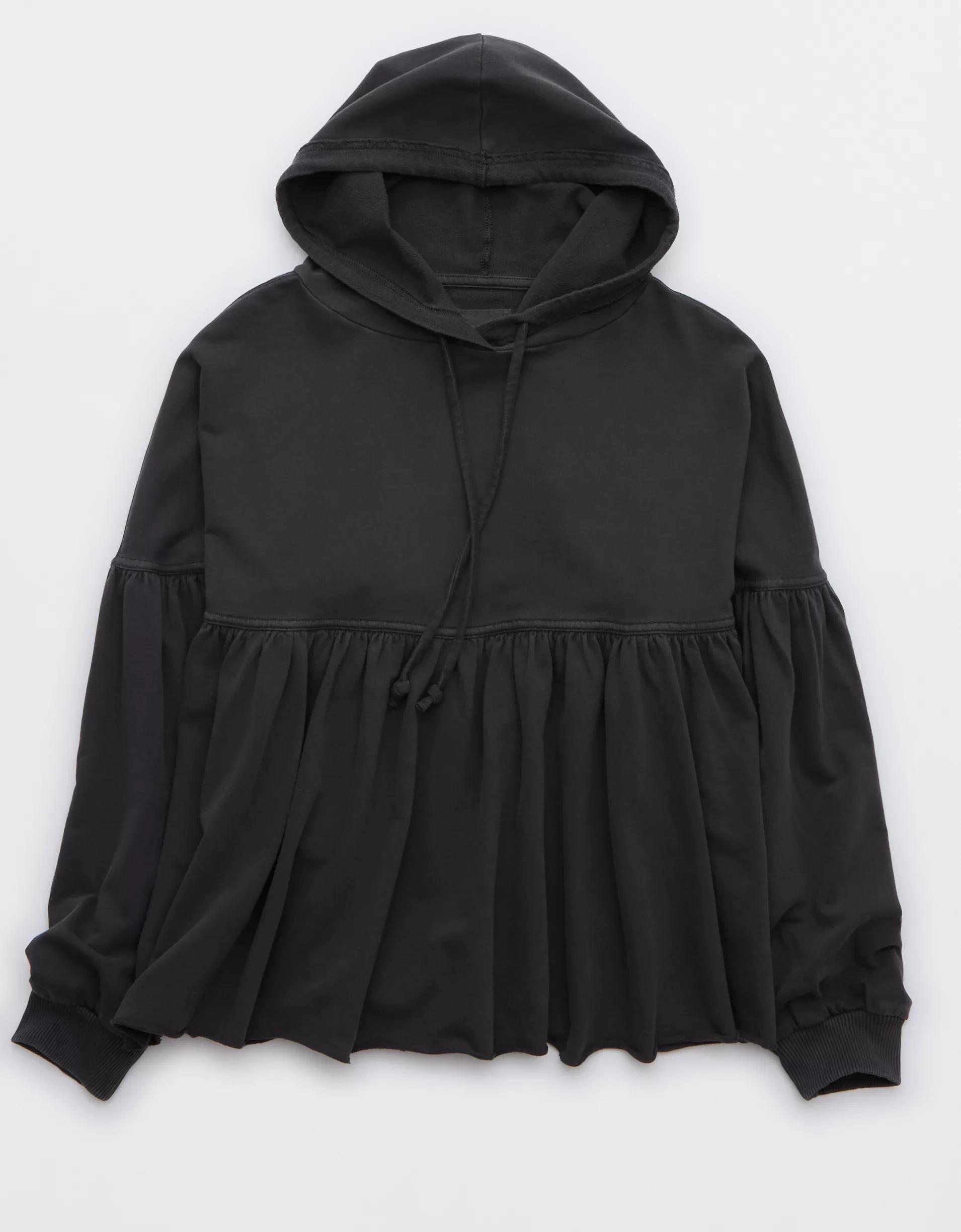 Aerie Peplum Hoodie Product Image