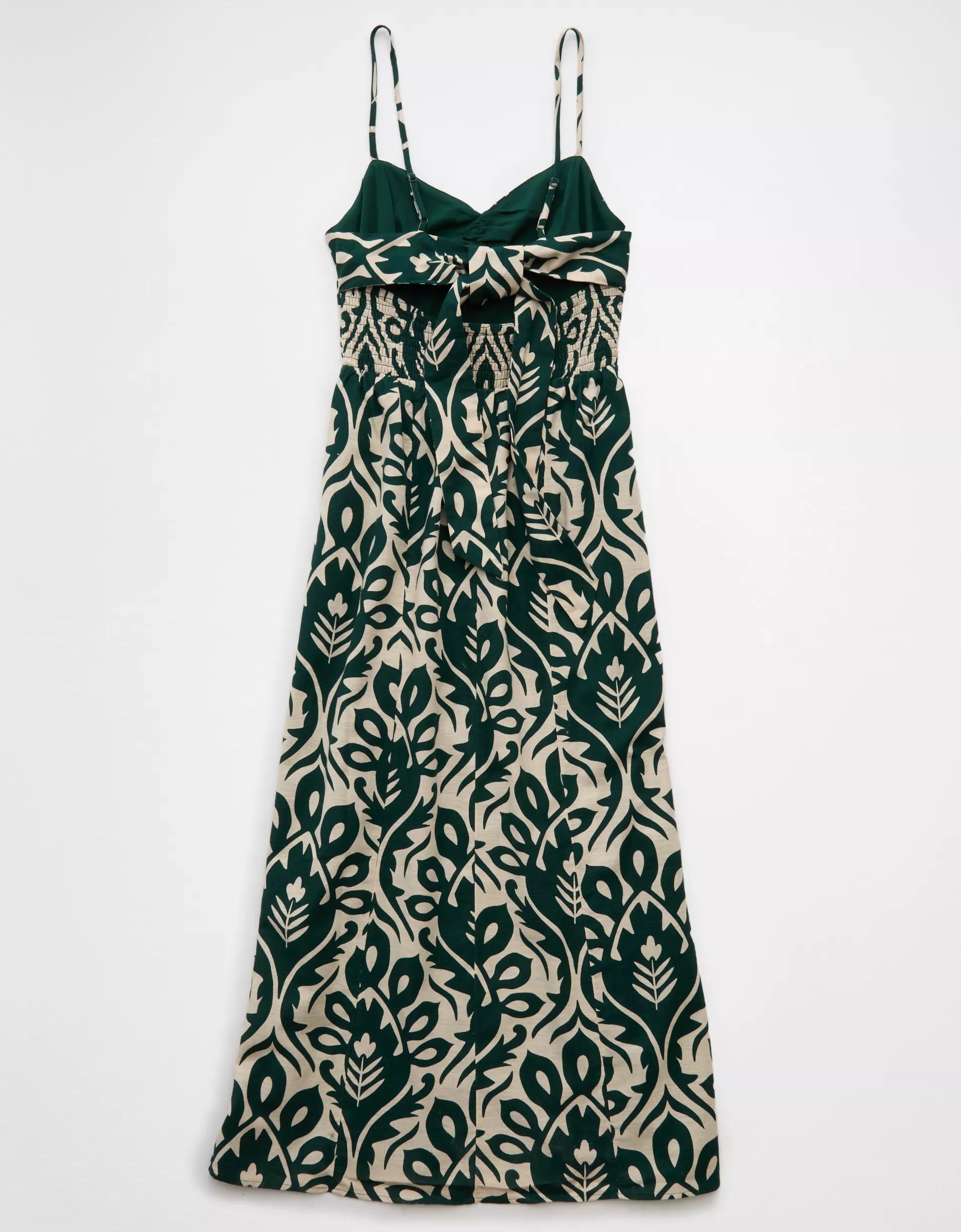 AE Catie Corset Printed Column Midi Dress Product Image