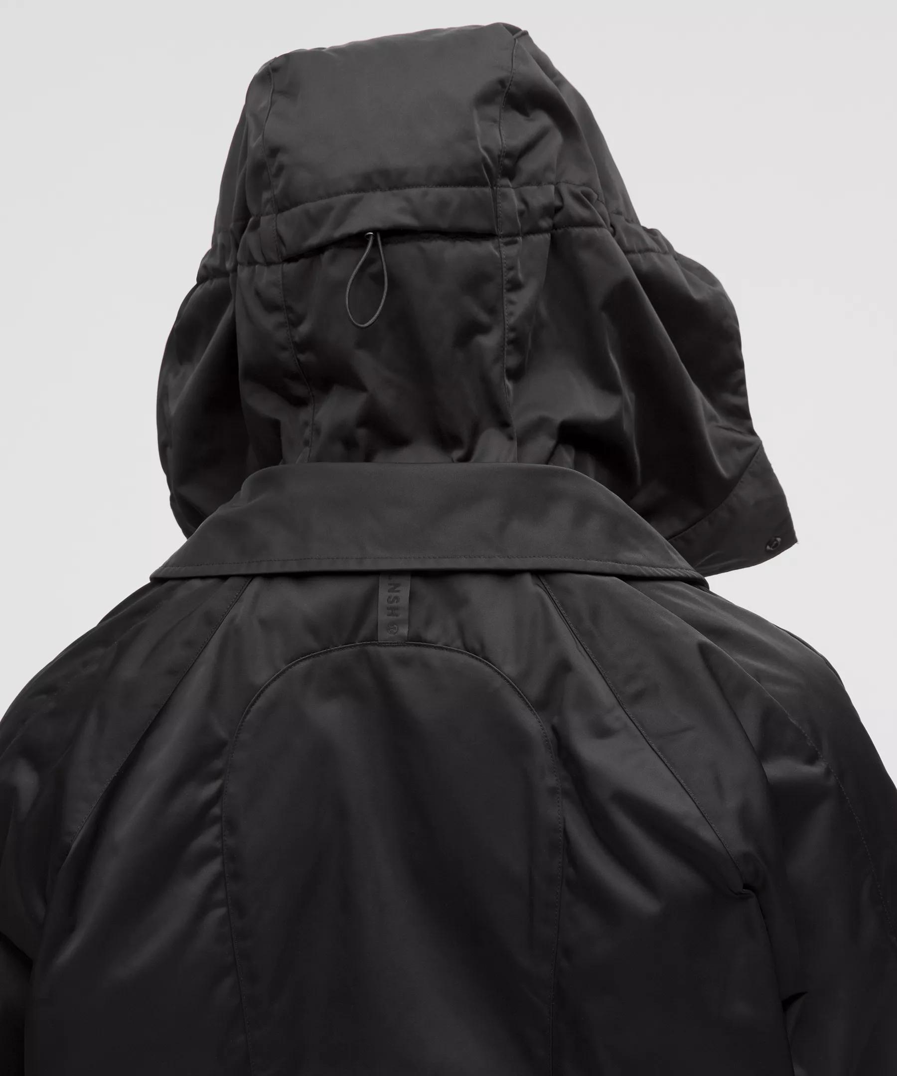 Taffeta Removable-Hood Collared Jacket *SLNSH Collection Product Image