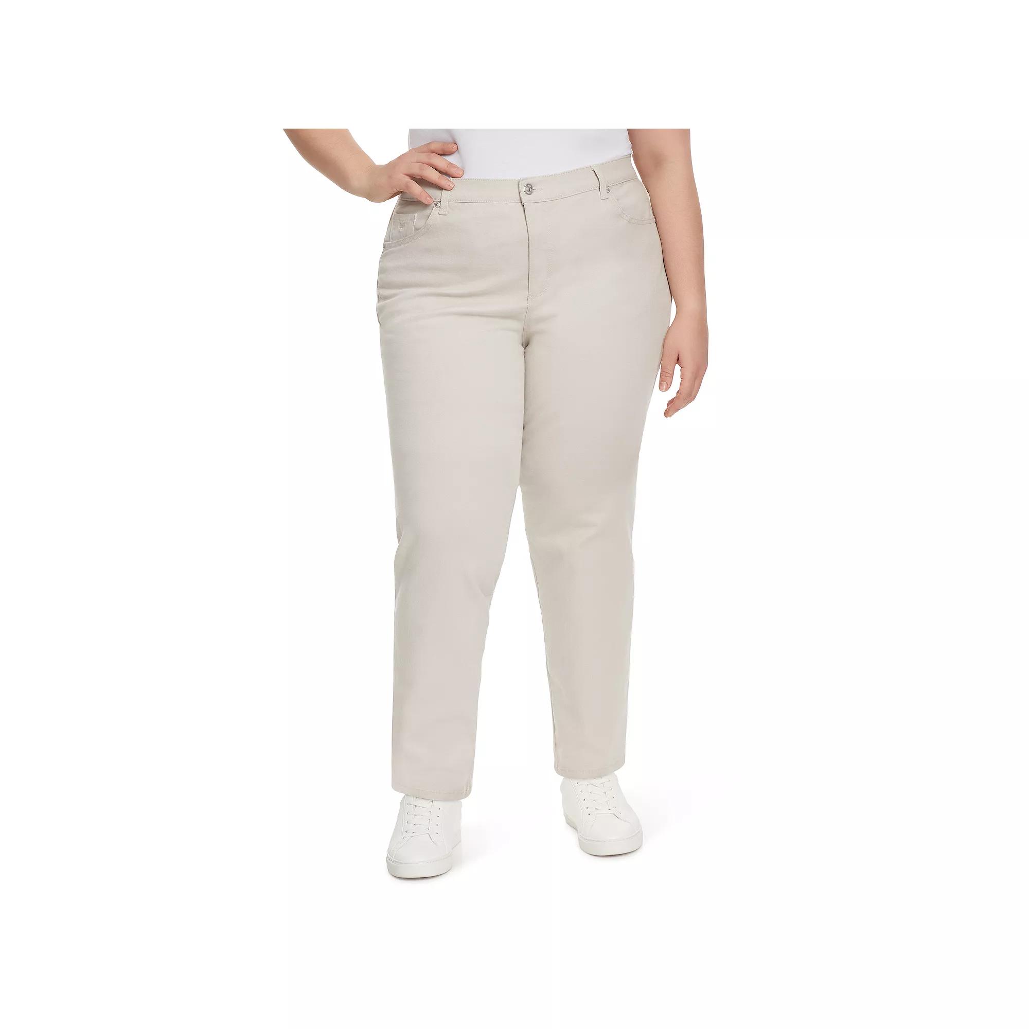 Plus Size Gloria Vanderbilt Amanda Classic Jeans, Women's, Size: 22 Tall, Stonewood Product Image