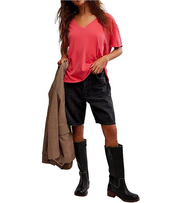 Free People Nina V-Neck Short Sleeve Tee Product Image