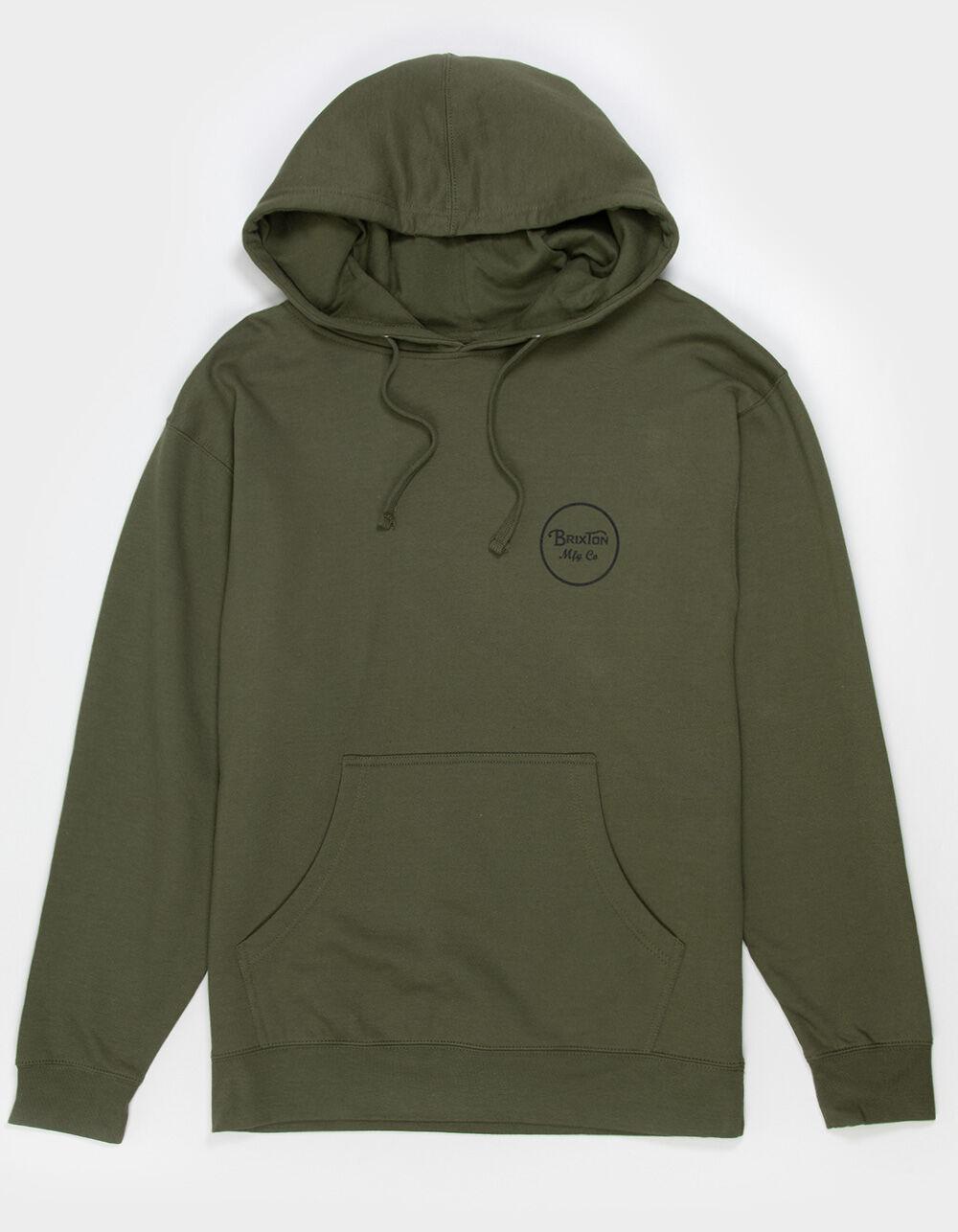 BRIXTON Wheeler Mens Hoodie - OLIVE Product Image