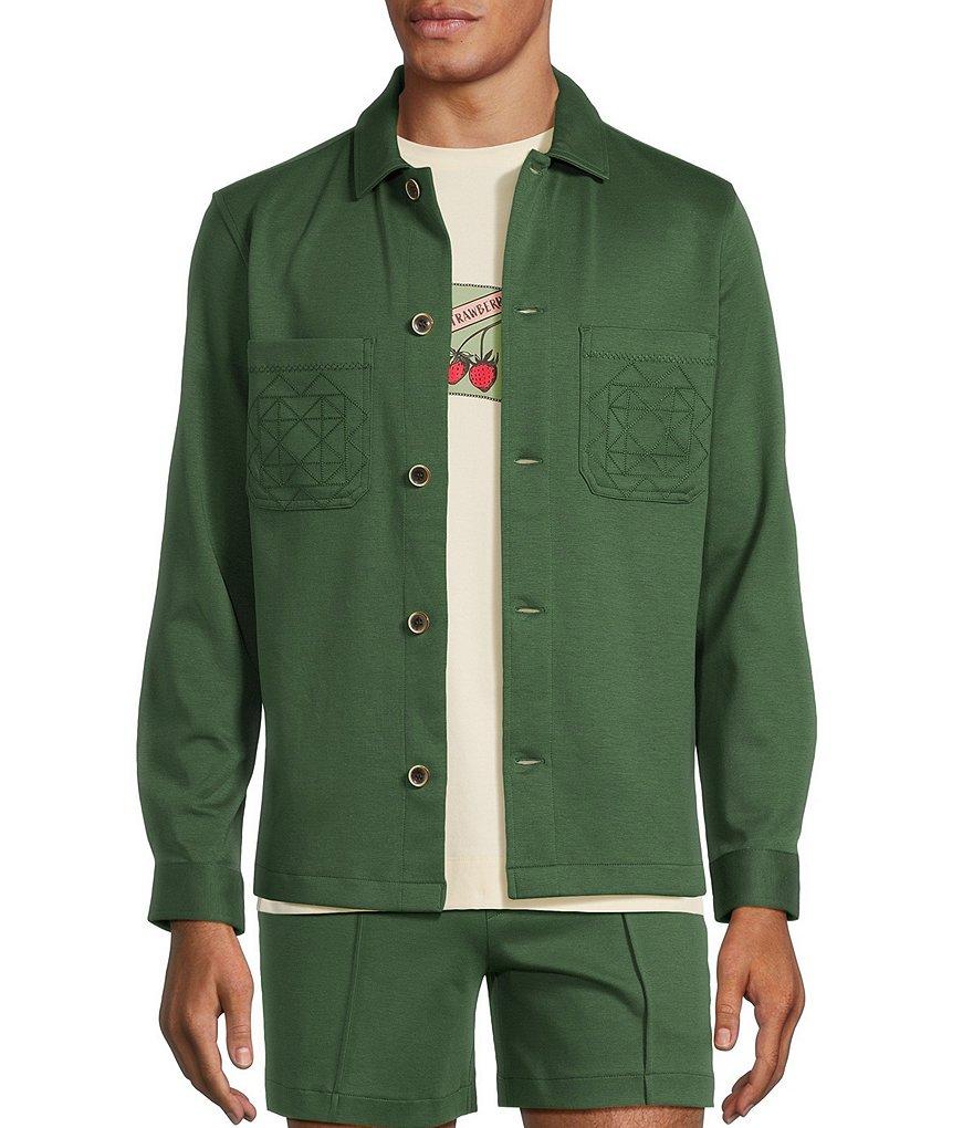 Murano From The Garden Collection Slim Fit Neoprene Shirt Jacket Product Image