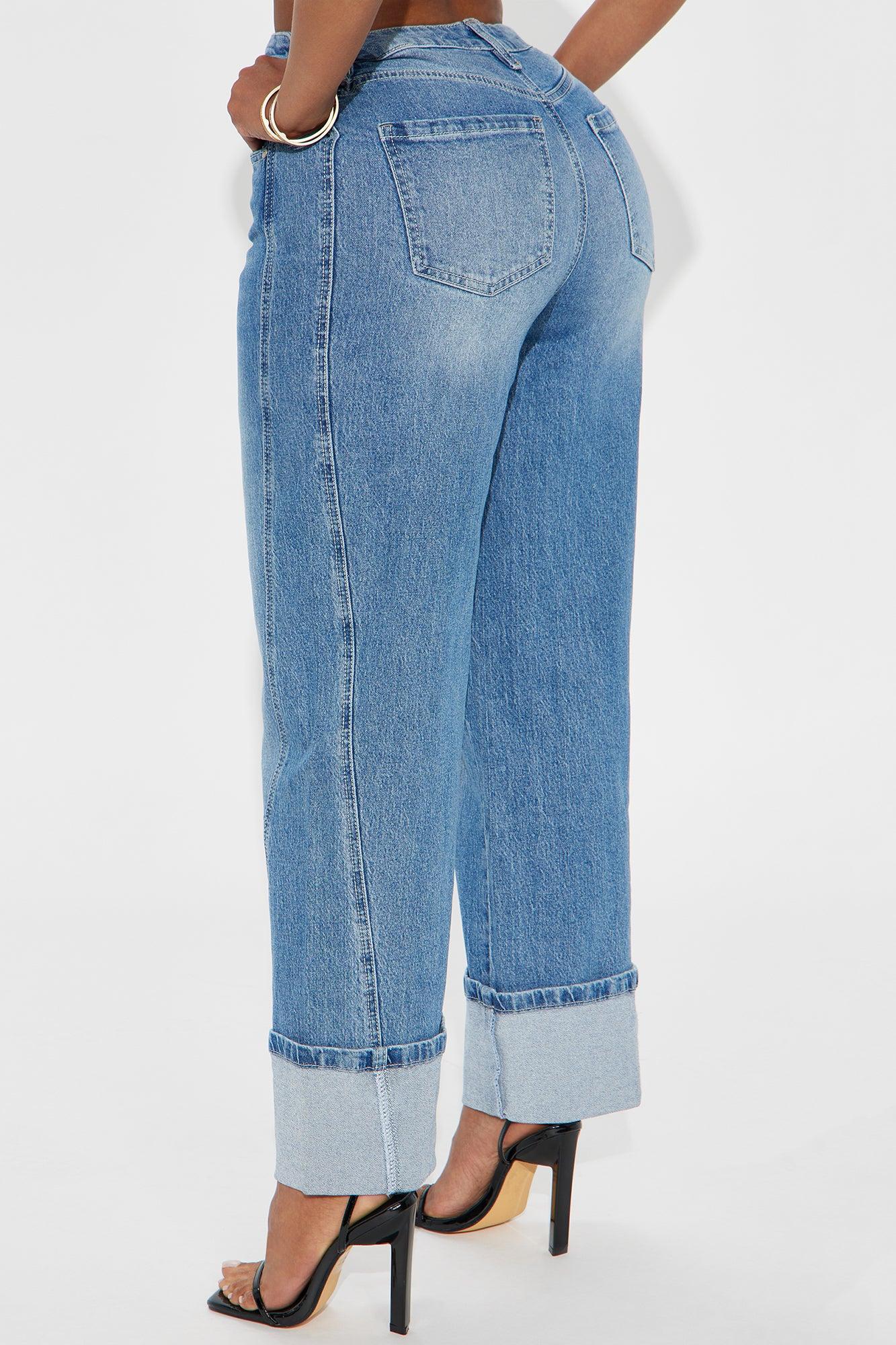 Straight To Heart Barrel Leg Denim Jeans - Light Wash Female Product Image