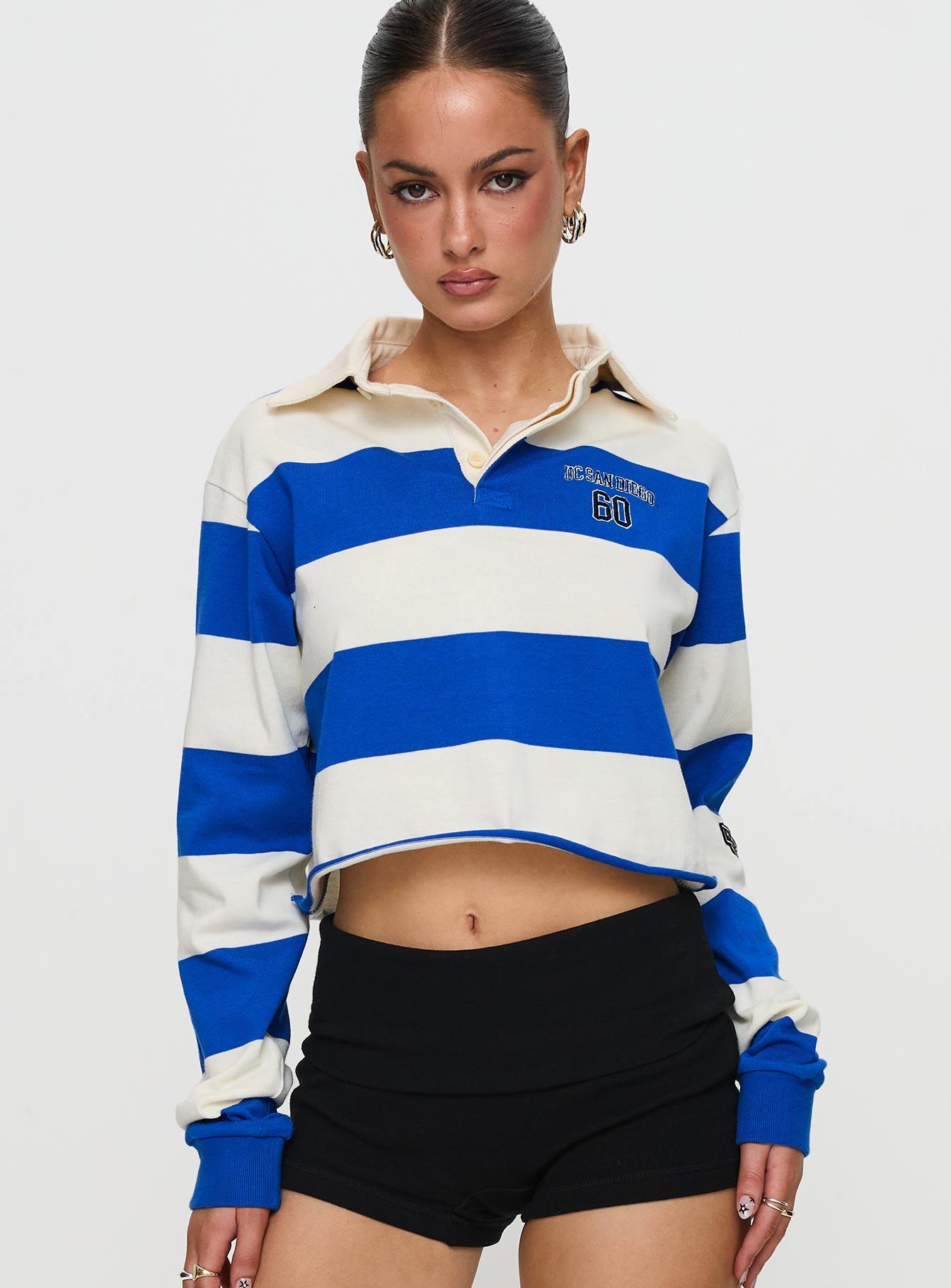 UCSD Rugby Polo Navy / White Product Image