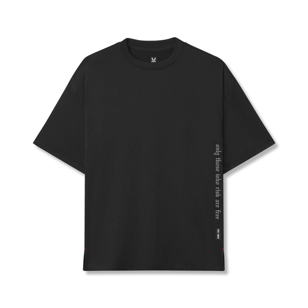 0822. AeroSilver® Oversized Tee - Space Grey Product Image