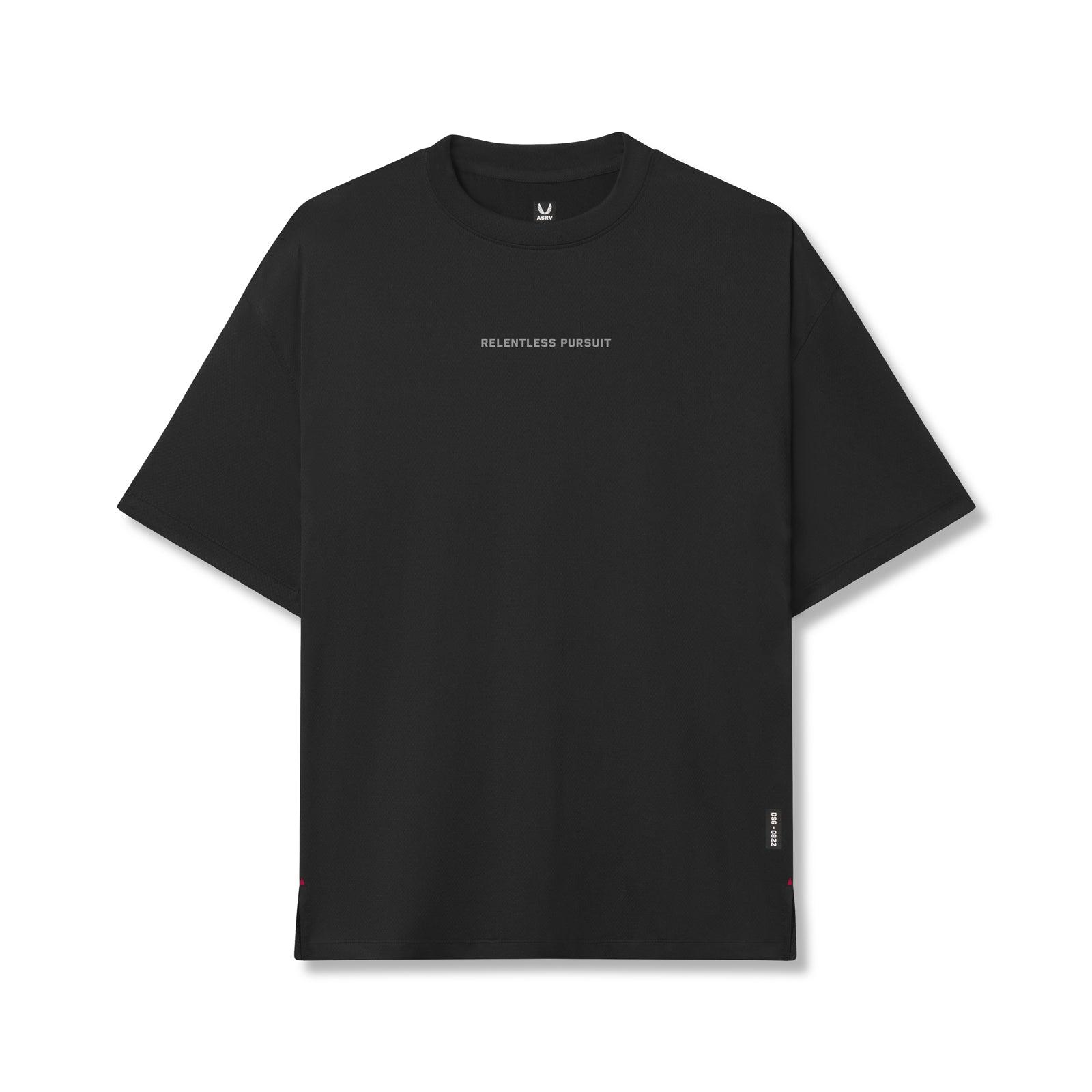 0822. AeroSilver® Oversized Tee - Navy Product Image