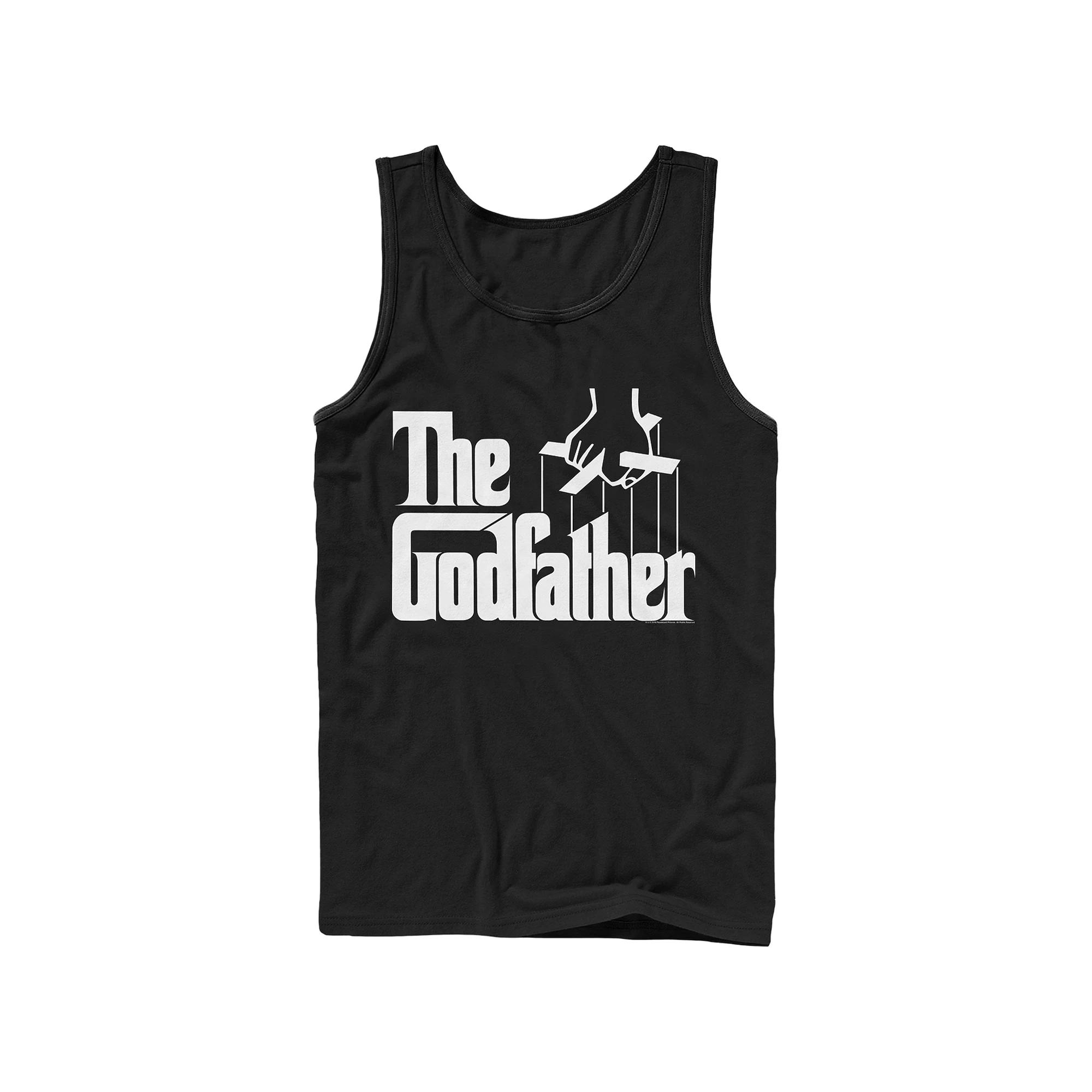 Men's The Godfather Title Logo Graphic Tank Top, Size: XL, Black Product Image
