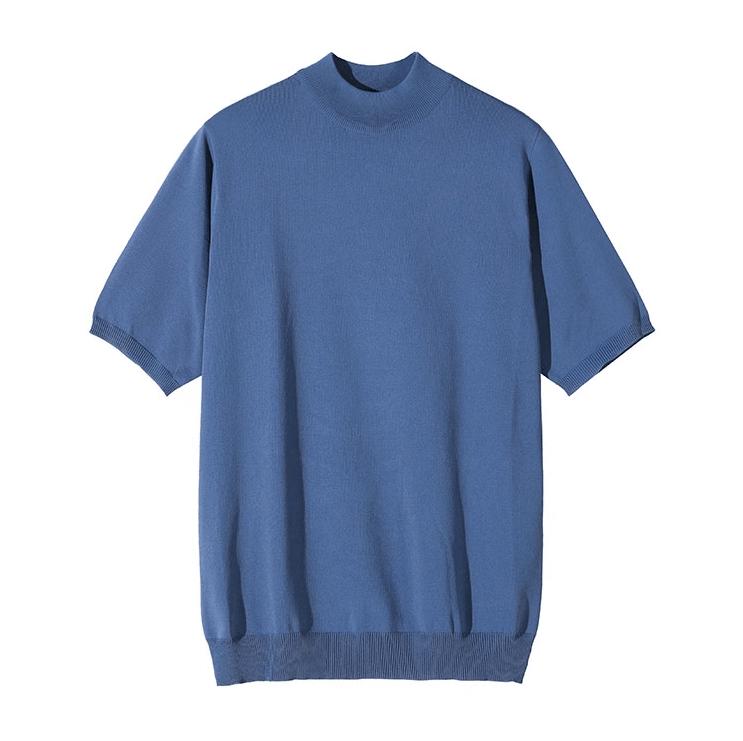 RT No. 9173 KNIT MOCK NECK SHORT SLEEVE Product Image