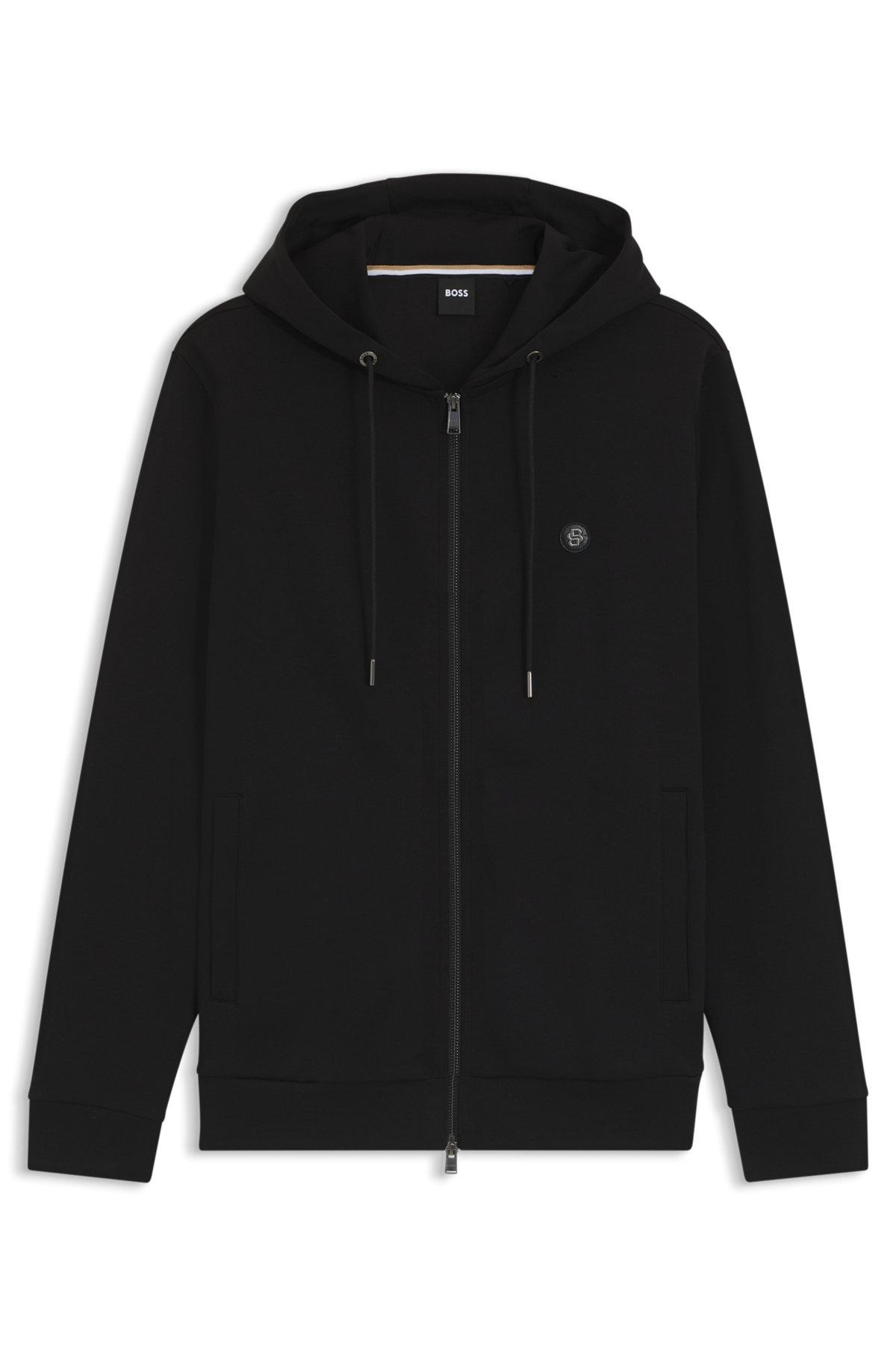 Zip-up hoodie with Double B monogram Product Image