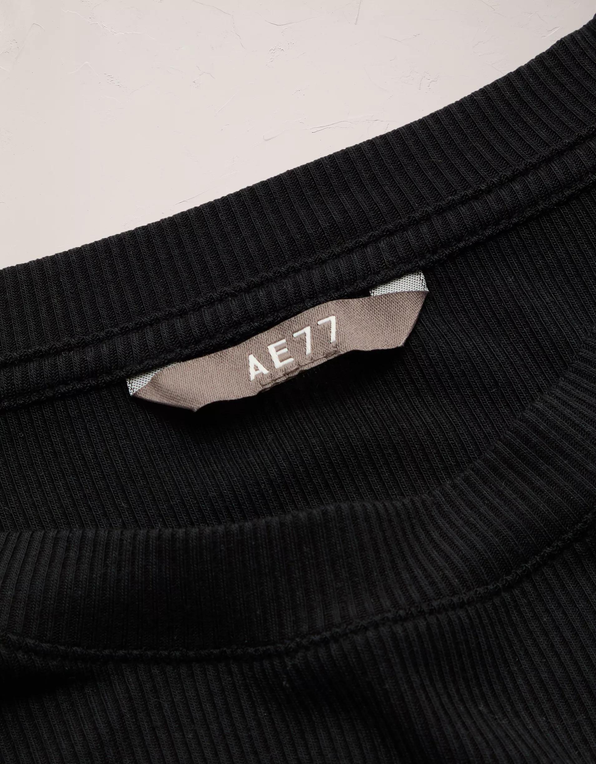 AE77 Premium Ribbed T-Shirt Product Image