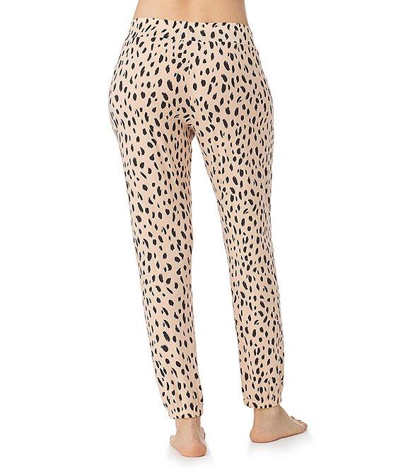 Donna Karan Soft Knit Animal Print Coordinating Lounge Jogger Product Image