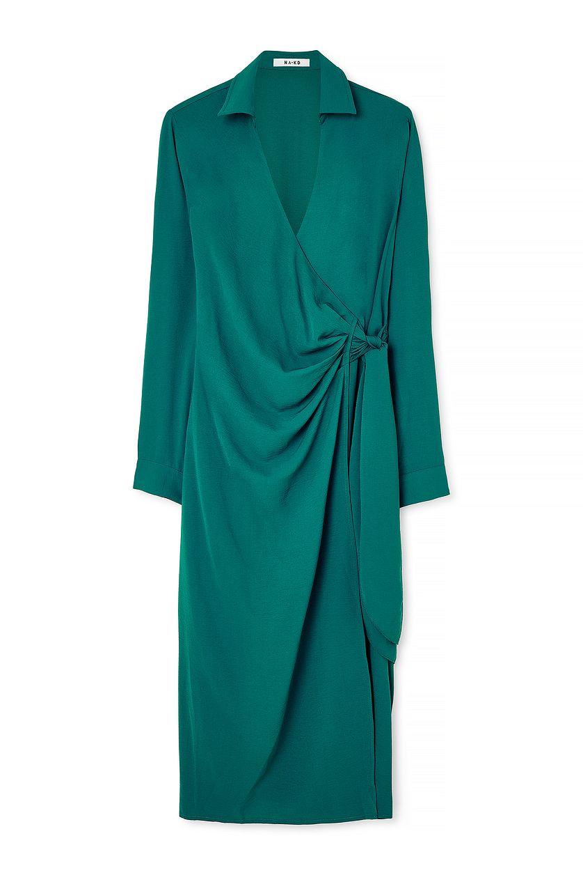 Wrap Midi Dress Product Image