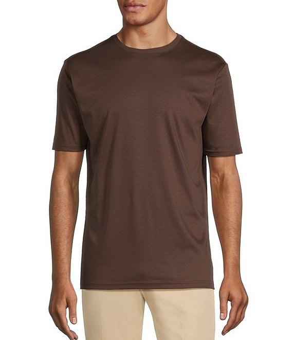 Murano Liquid Luxury Interlock Crew Neck Short Sleeve T-Shirt Product Image
