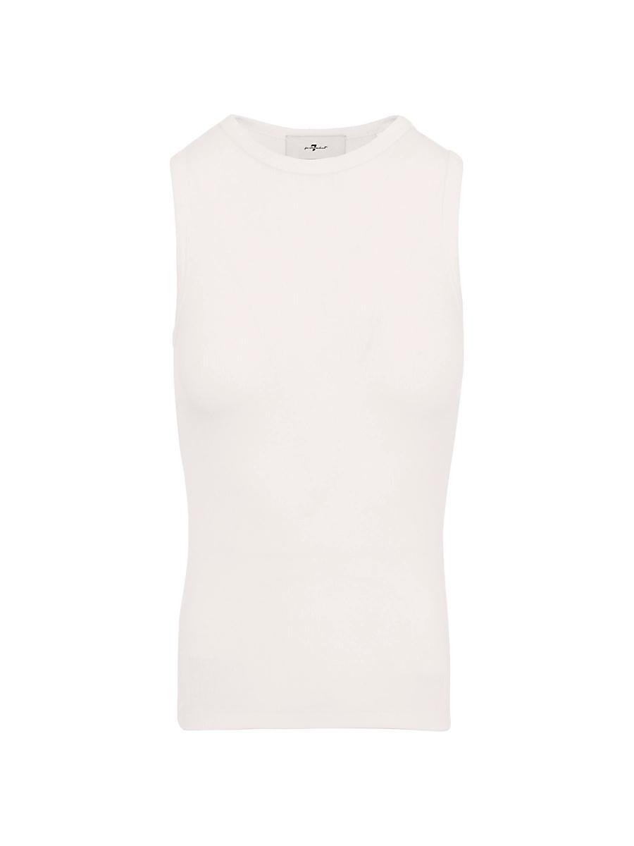 Womens Racer Stretch Knit Tank Product Image