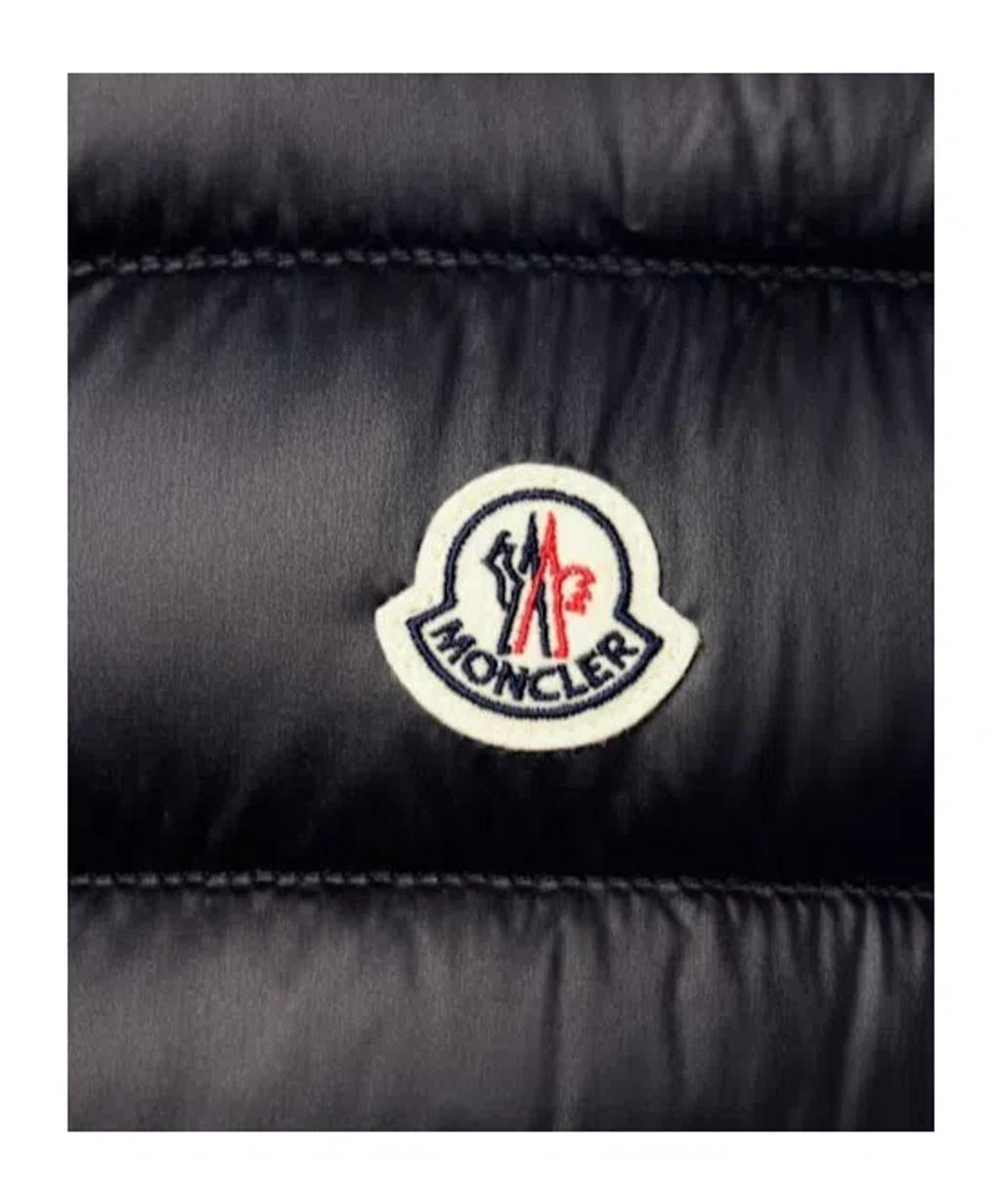 MONCLER High Collar Puffer Quilted Sleeveless Jacket In Black Product Image