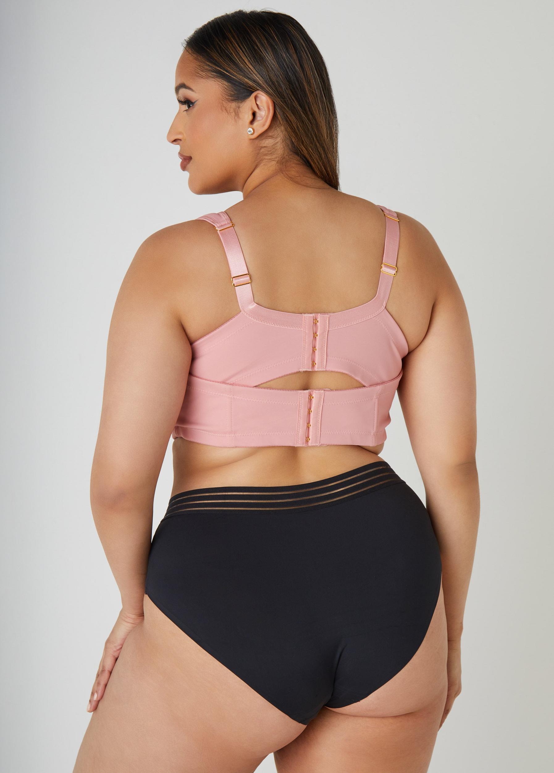 Full Coverage Lace Trim Butterfly Bra Product Image