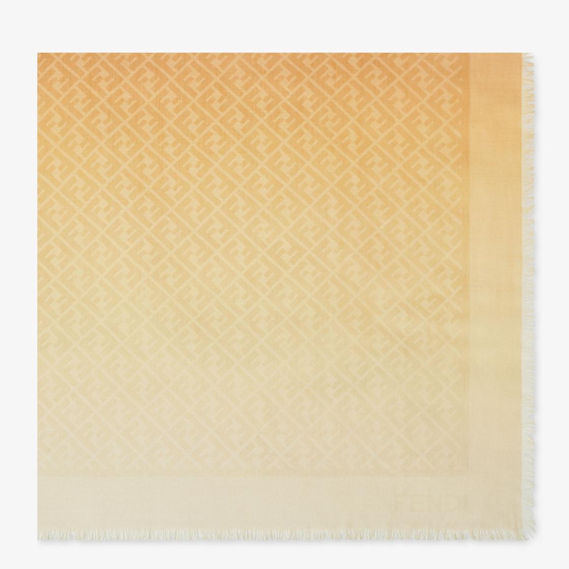 FF ShawlGradient brown silk and wool shawl Product Image