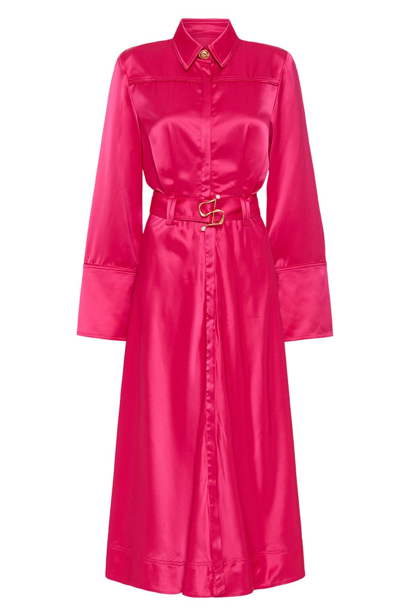 Echo Belted Midi Shirt Dress Product Image