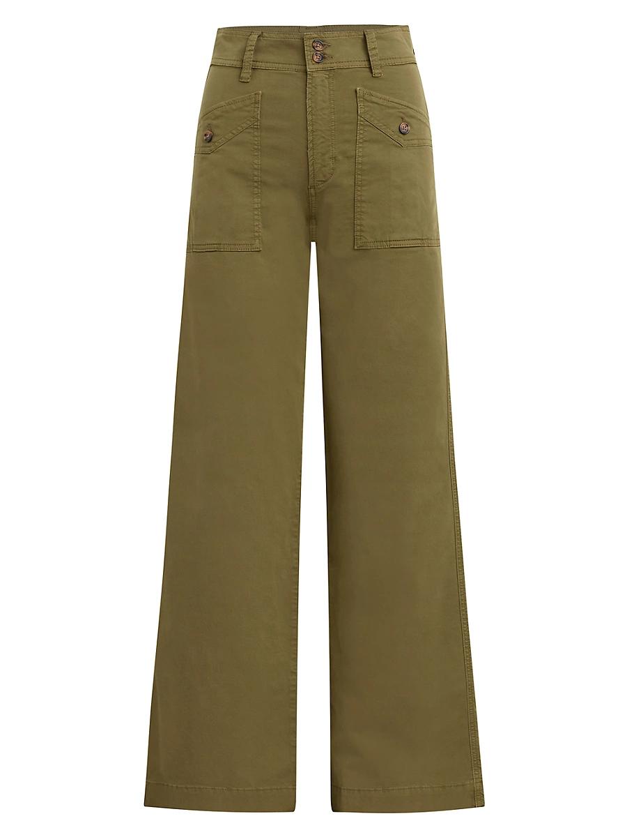 Womens The Premium Cargo Wide-Leg Pants Product Image