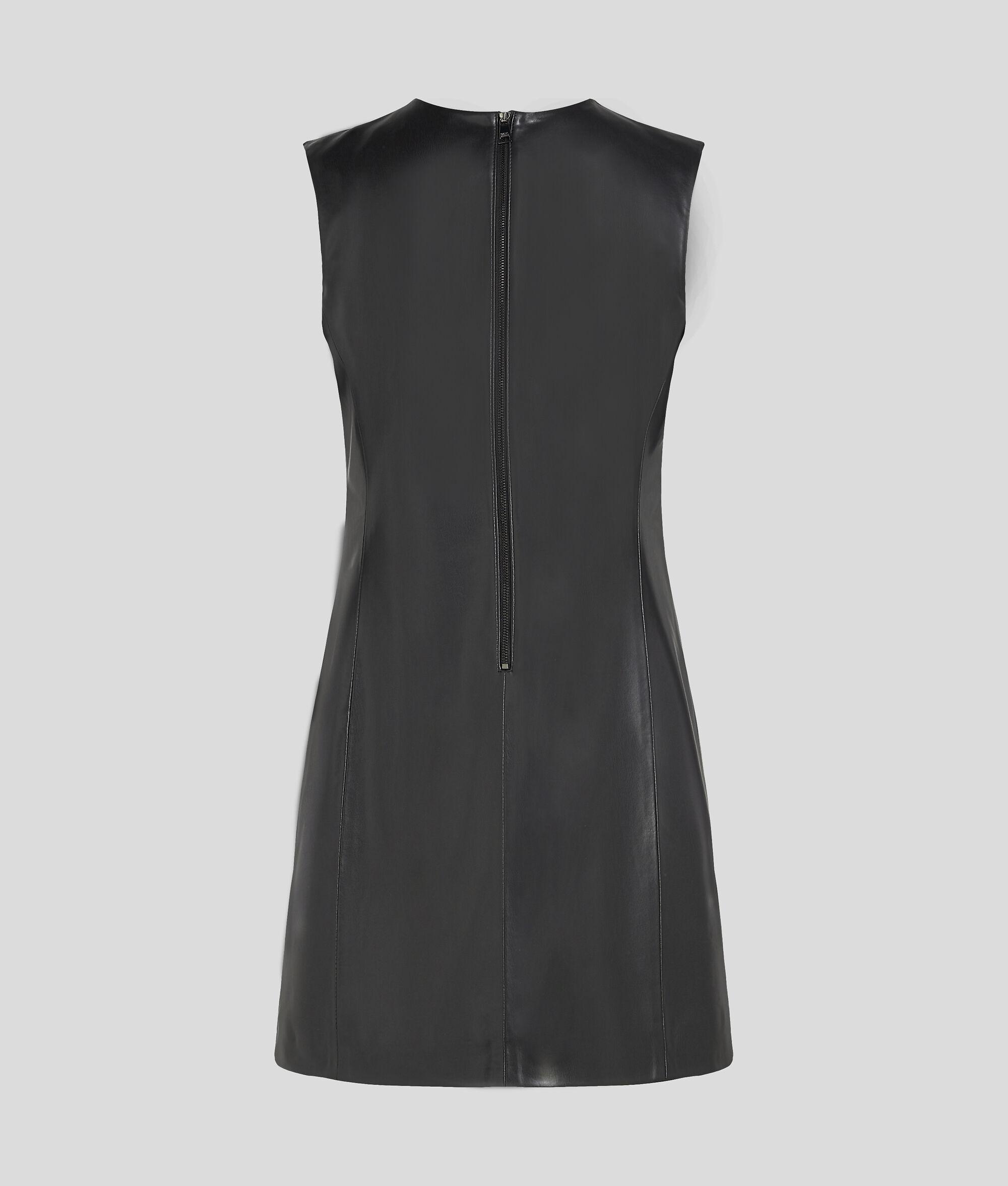 LEATHER SHIFT DRESS Product Image
