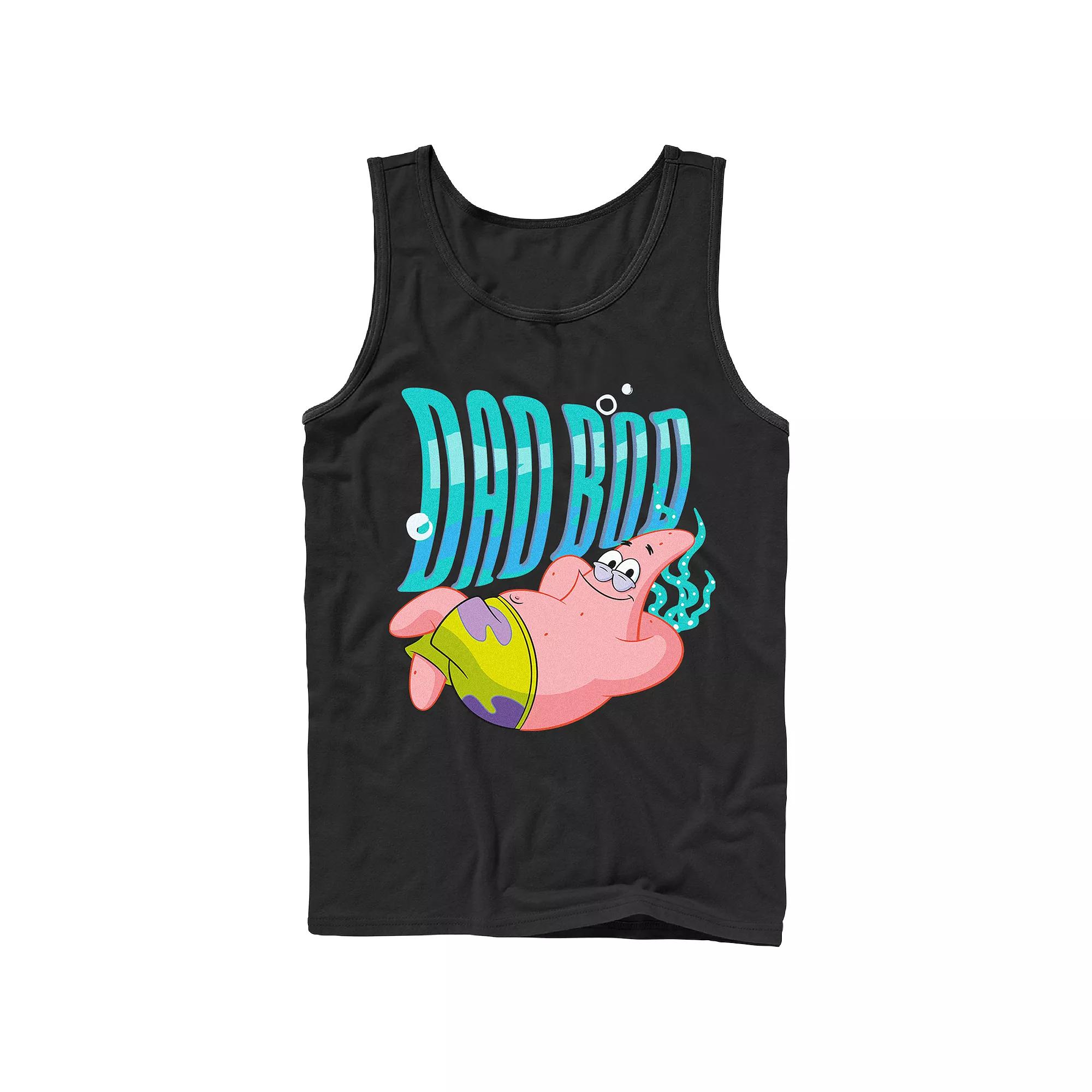 Men's SpongeBob SquarePants Dad Bod Patrick Graphic Tank Top,  Product Image