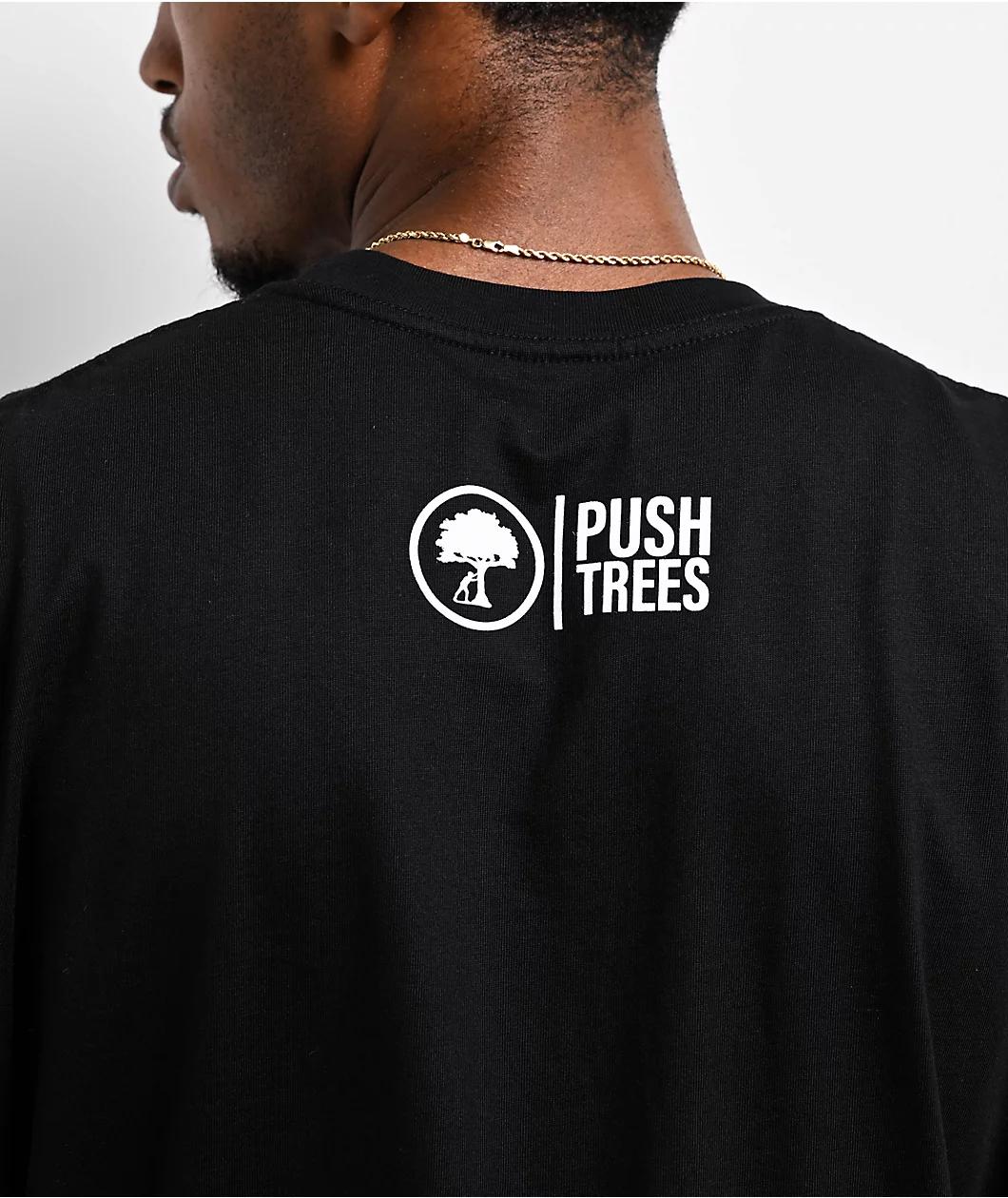 Push Trees Homies For Life Black T-Shirt Product Image