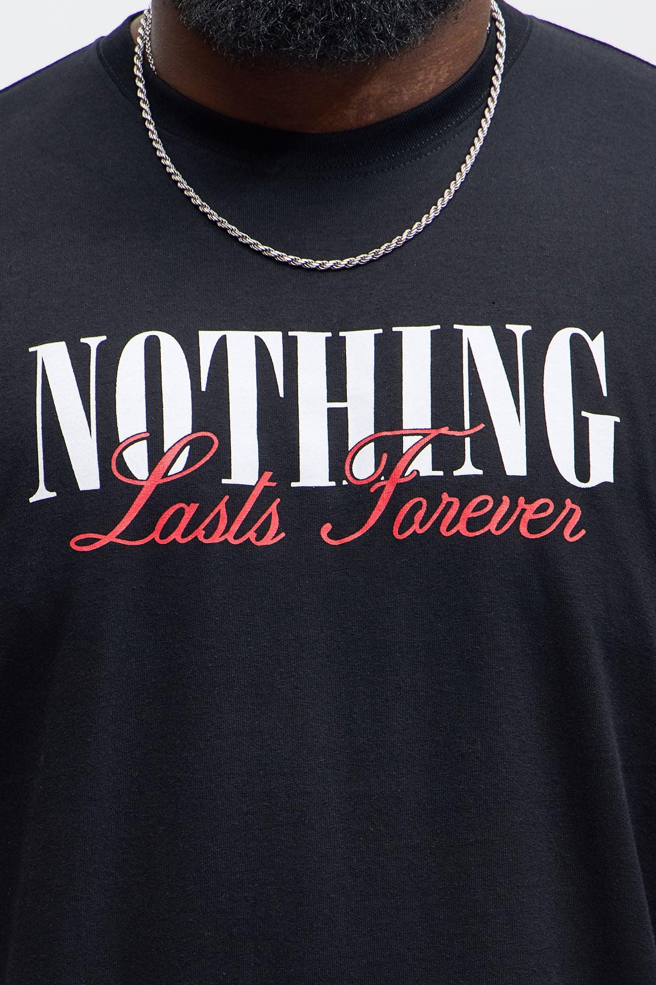 Love Lasts Forever Short Sleeve Tee - Black Product Image