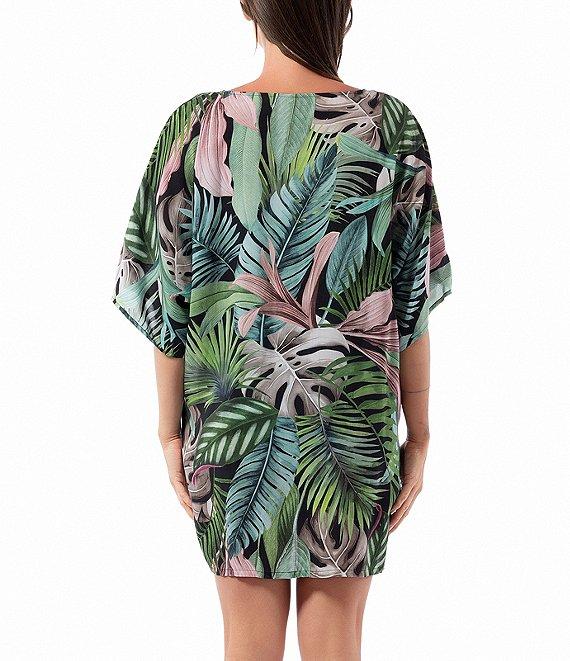 Jantzen Jungle Glam Celia V-Neck Tunic Swim Cover-Up Product Image