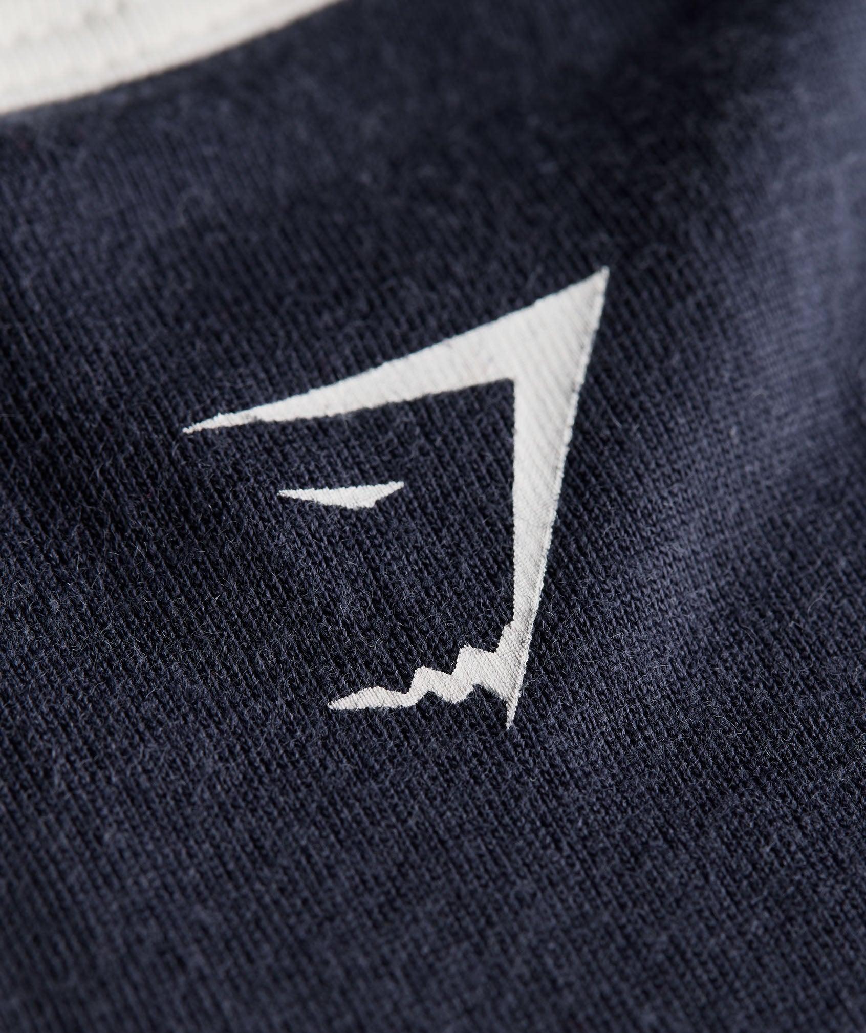 Gymshark GSLC Ringer Stringer - Heavy Blue Male Product Image