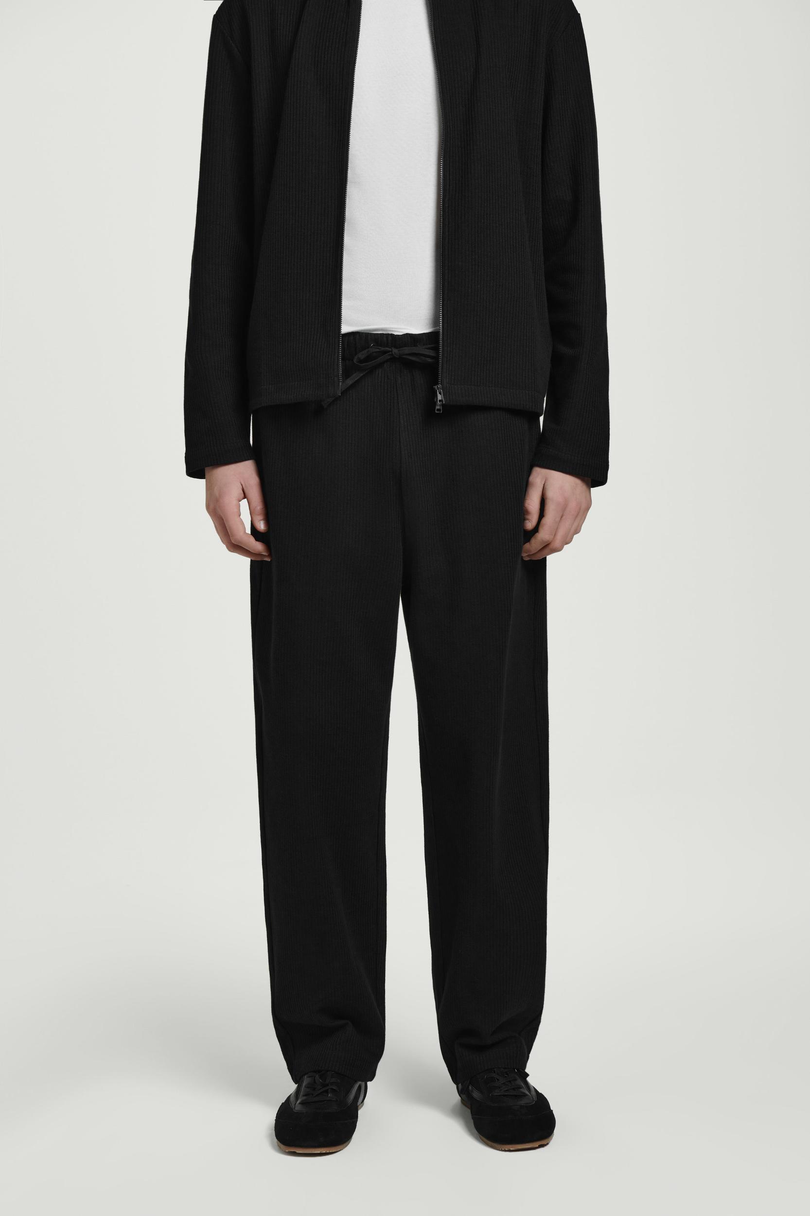 RIBBED JERSEY JOGGERS Product Image