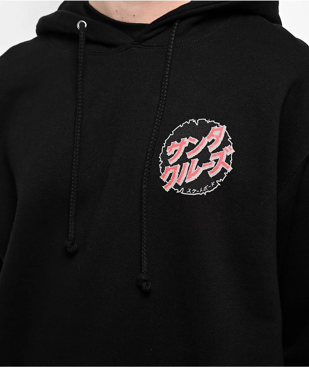 Santa Cruz x Godzilla Destroyer Black Hoodie Product Image