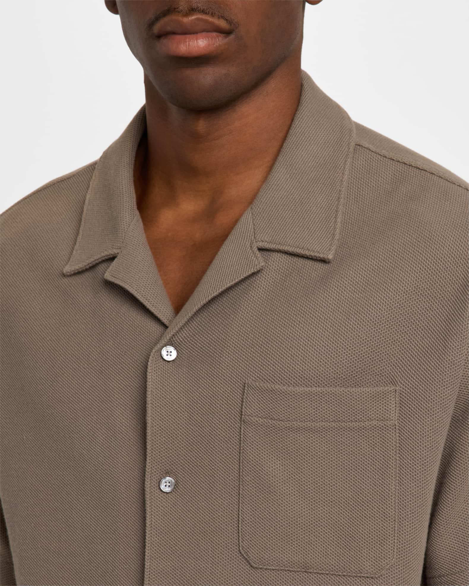 Men's Relaxed Jacquard Camp Shirt Product Image