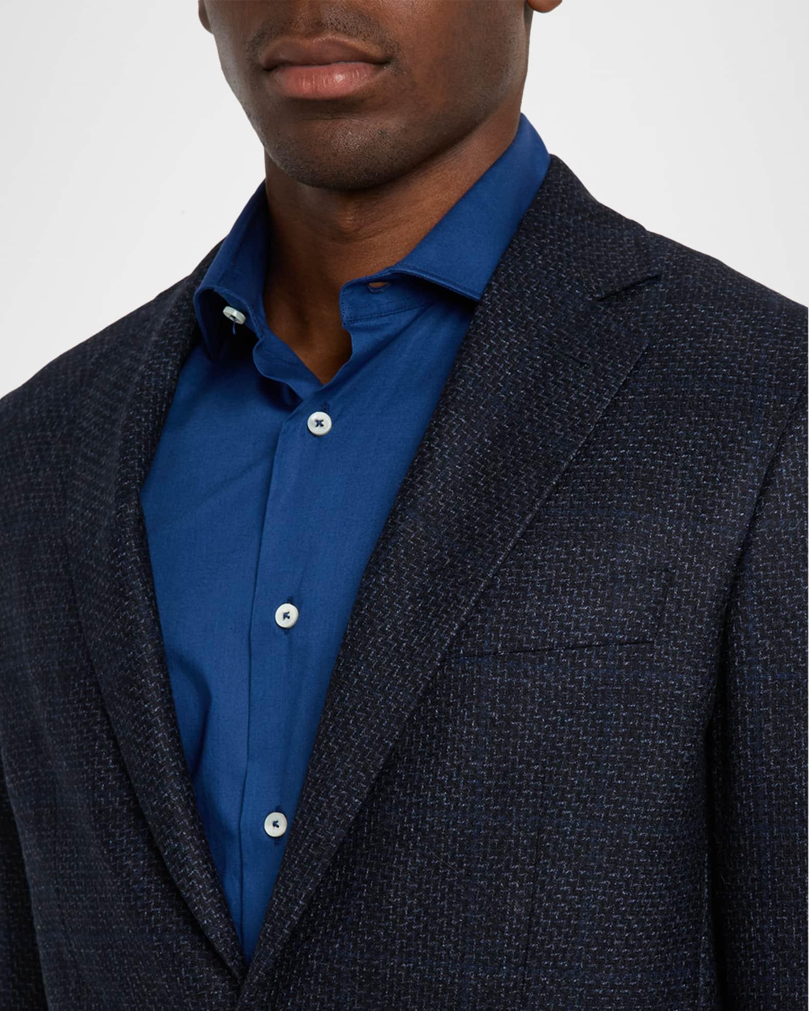 Men's Stepweave Wool Notch Lapel Sport Coat Product Image