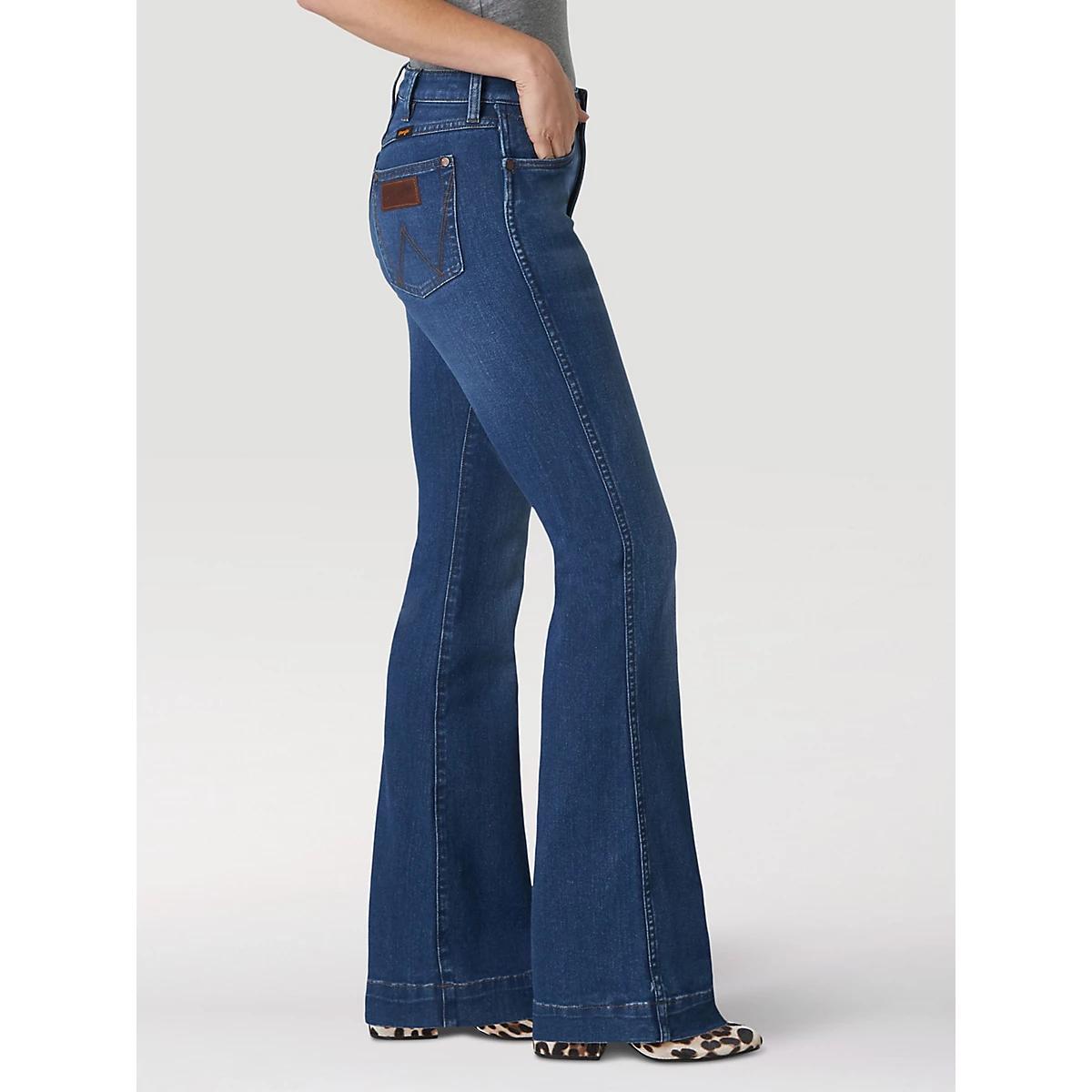 Women's Wrangler Retro® Premium High Rise Trouser Jean in Blair Product Image