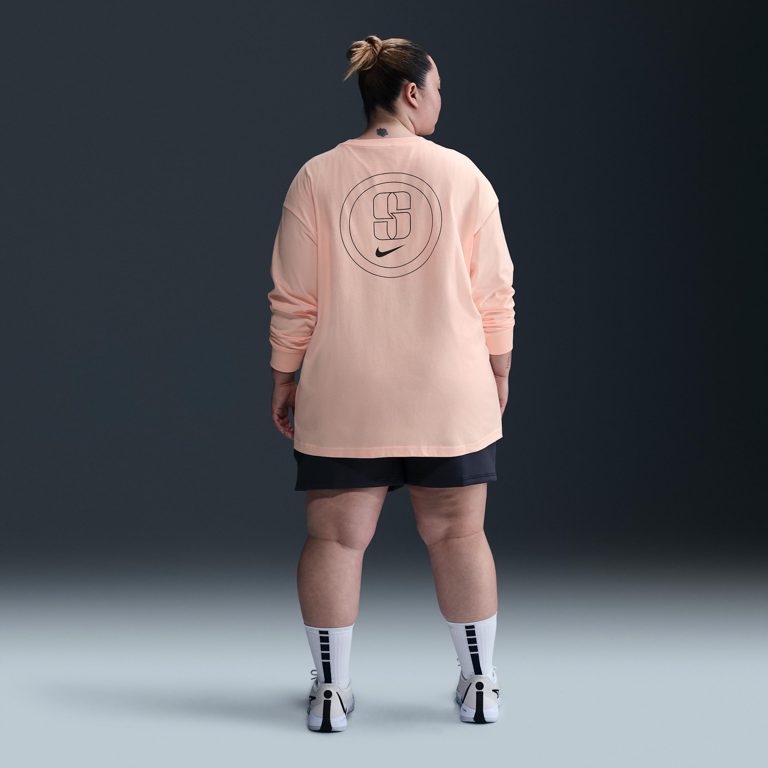 Sabrina Women's Long-Sleeve Basketball T-Shirt (Plus Size) Product Image