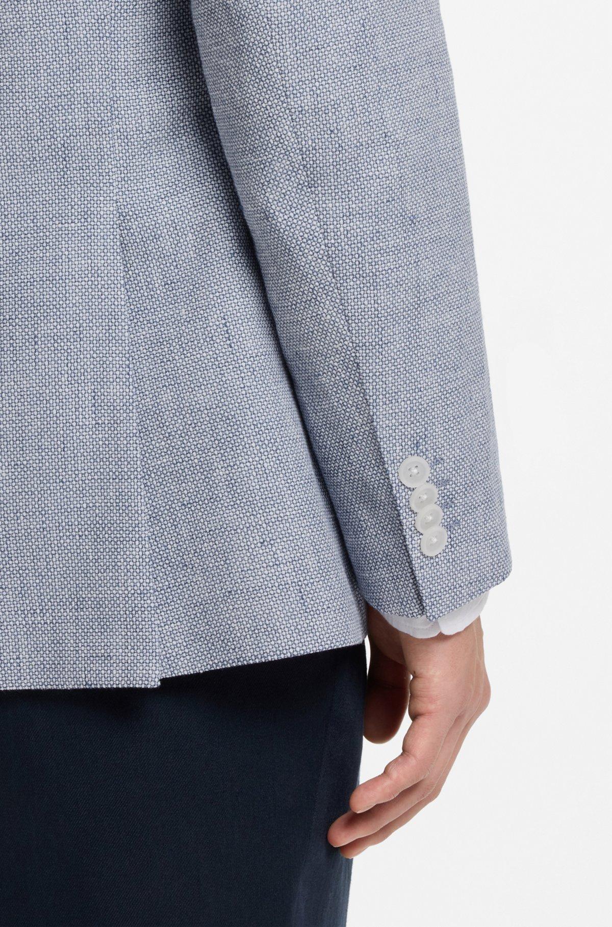 Slim-fit jacket with puppytooth pattern Product Image