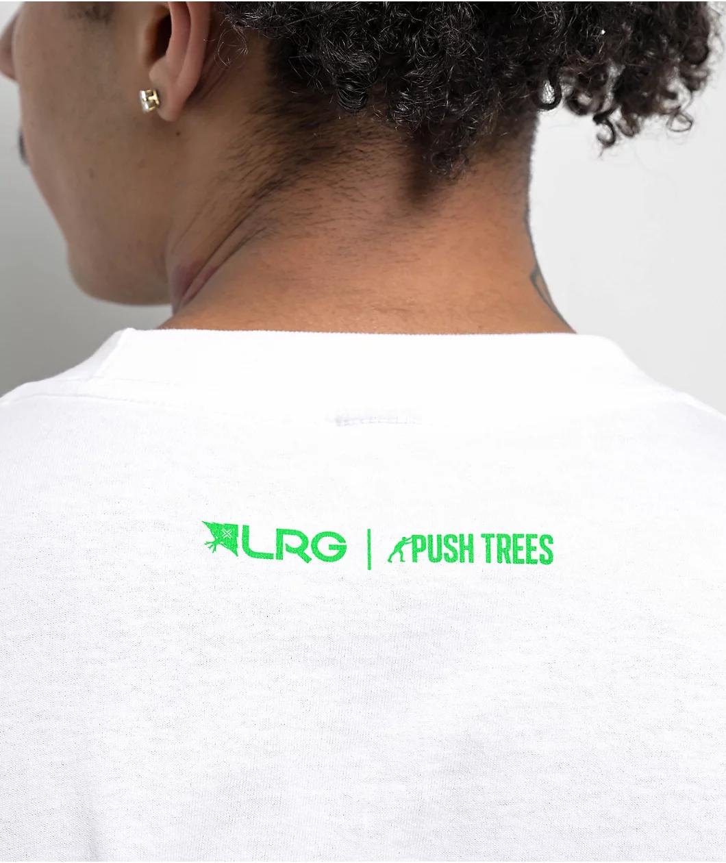 LRG x Push Trees The Knowledge White T-Shirt Product Image