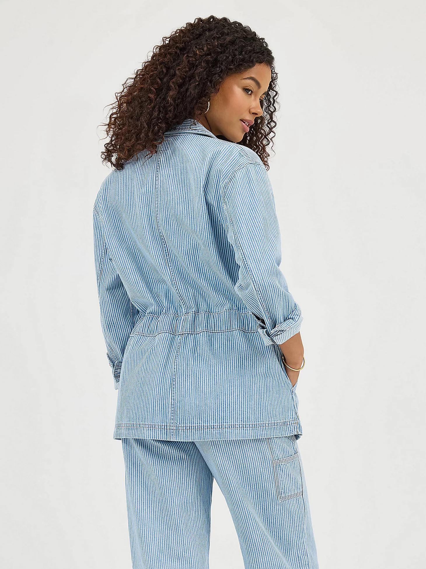 Women's Railroad Stripe Utility Jacket | Women's Jackets & Outerwear | Lee® Product Image