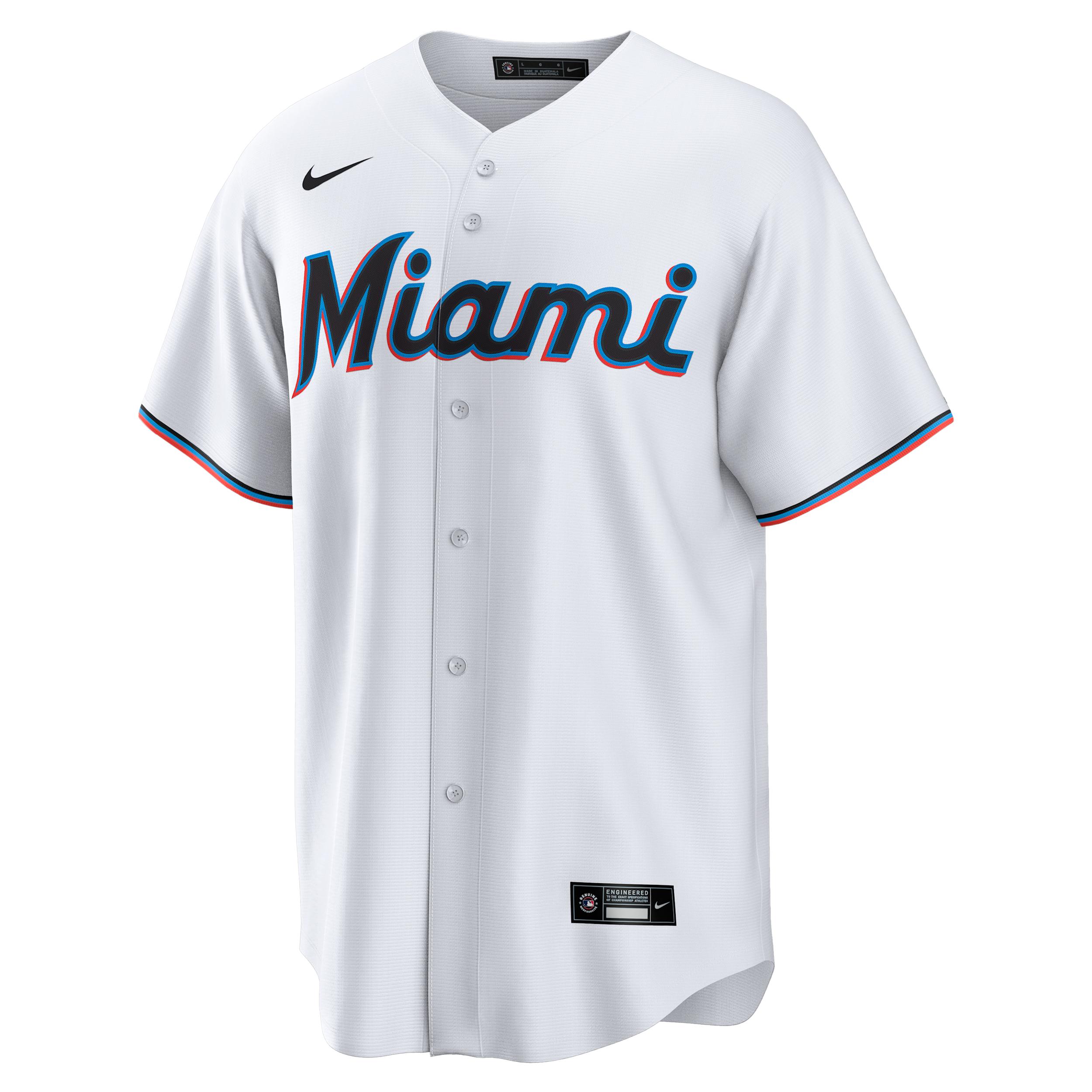 Sandy Alcantara Miami Marlins Nike Mens MLB Replica Jersey | T770MQWHMQ7-1Z0 Product Image